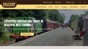 Helston Railway website home page